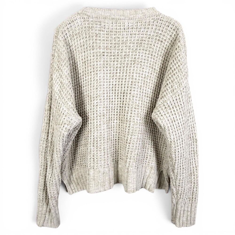 summer beach waffle knit boho cozy oversized sweater l/xl beach riot resort wear - Picture 2 of 11
